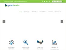 Tablet Screenshot of guidedbenefits.com